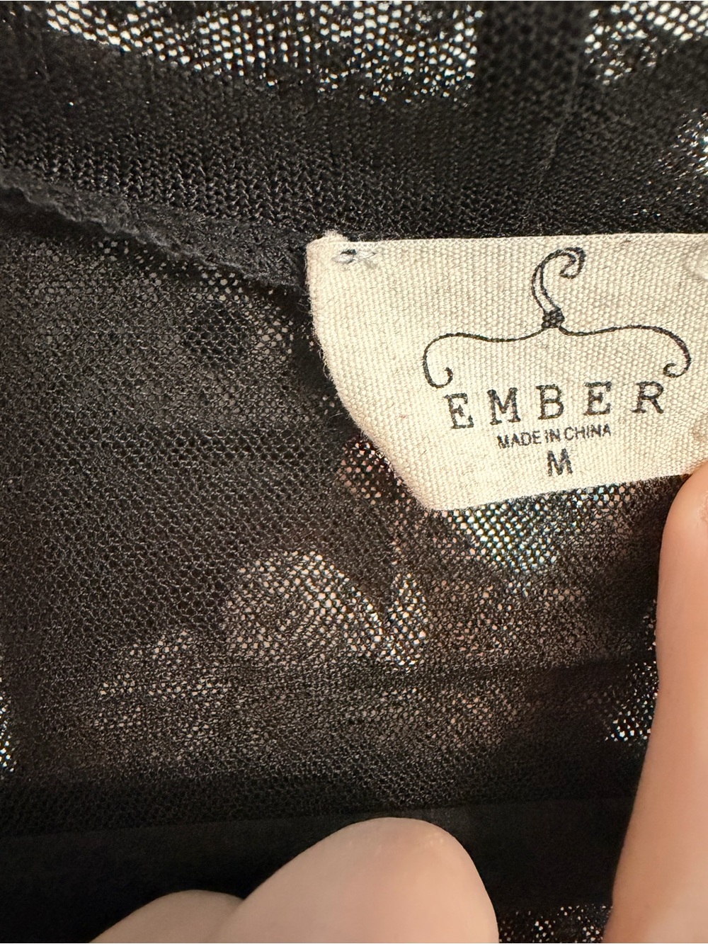 Black Lace-Trim Midi Dress - Picture 2 of 2